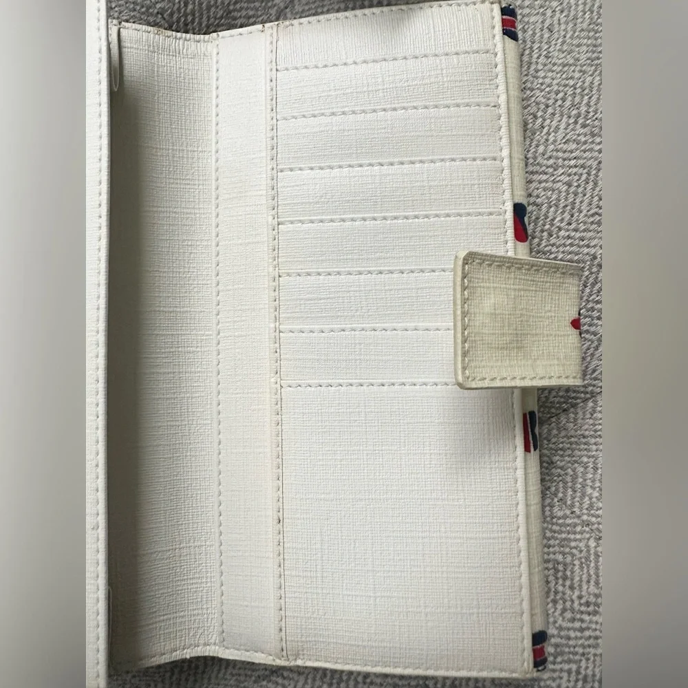 Gucci Interlocking GG Logo Leather Hearts Canvas Long Wallet w/ Box – Limited Ed - Picture 16 of 16